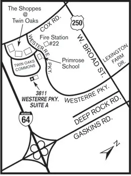 Oral surgery Henrico map | Virginia Oral Surgeons | Commonwealth Oral & Facial Surgery