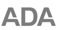 ADA b&w logo | Virginia Oral Surgeons | Commonwealth Oral & Facial Surgery