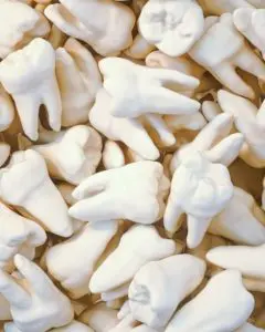pile of teeth