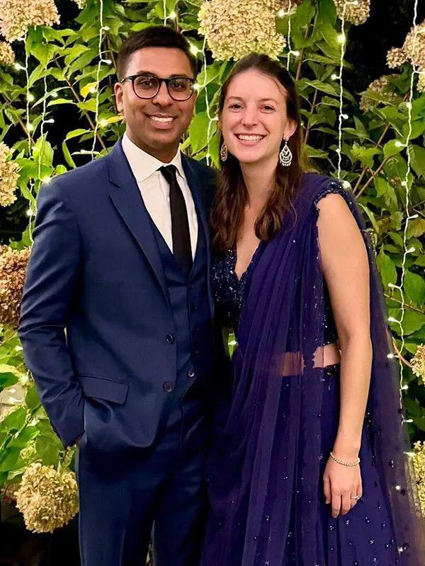Vickas Clara formal photo 2024-web Dr. Vickas Agarwal and Clara